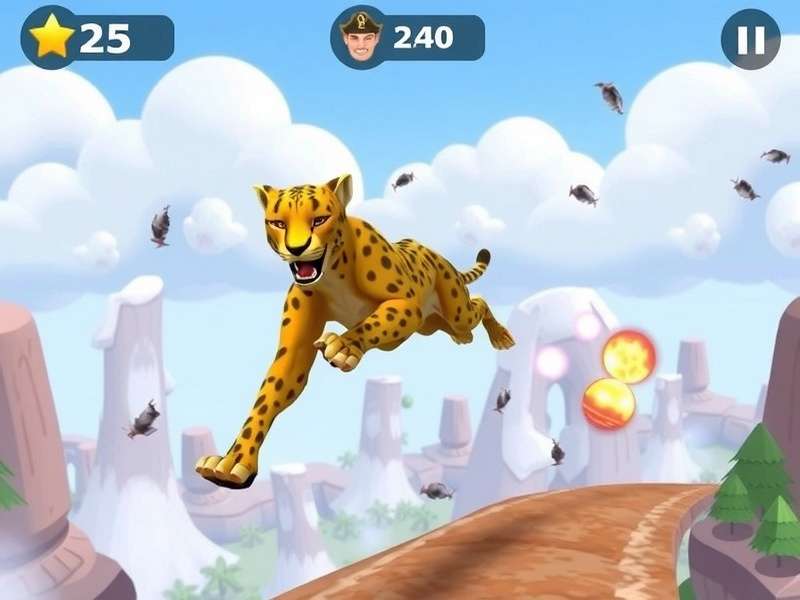 Cheetah Victory Sprint Game Screenshot